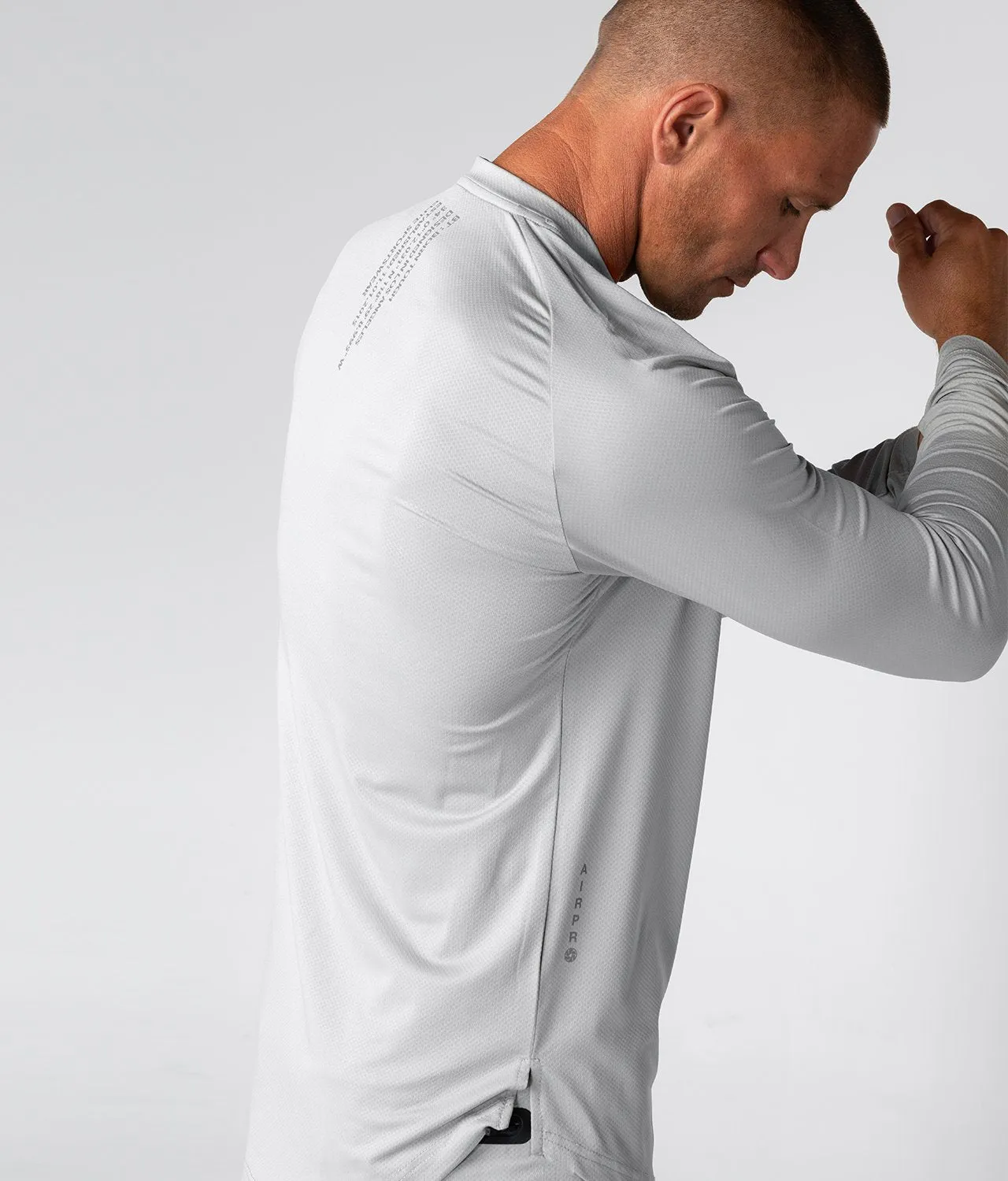 Born Tough Air Pro™ Long Sleeve Crossfit T-Shirt For Men Steel Gray
