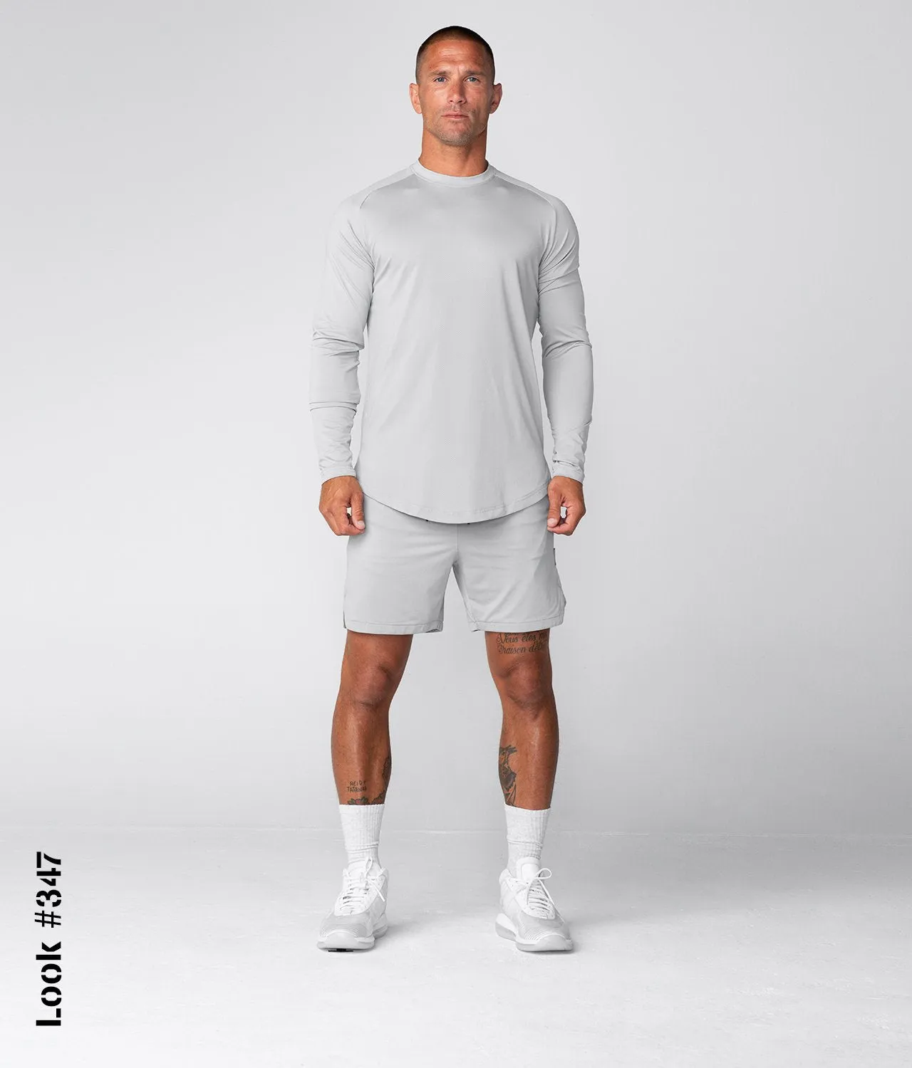 Born Tough Air Pro™ Long Sleeve Crossfit T-Shirt For Men Steel Gray
