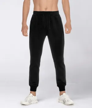 Born Tough Momentum Zipper Crossfit Jogger Pants For Men Black