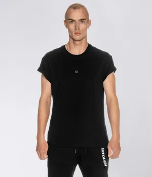 Born Tough Short Sleeve Back Roll Crossfit T-Shirt For Men Black