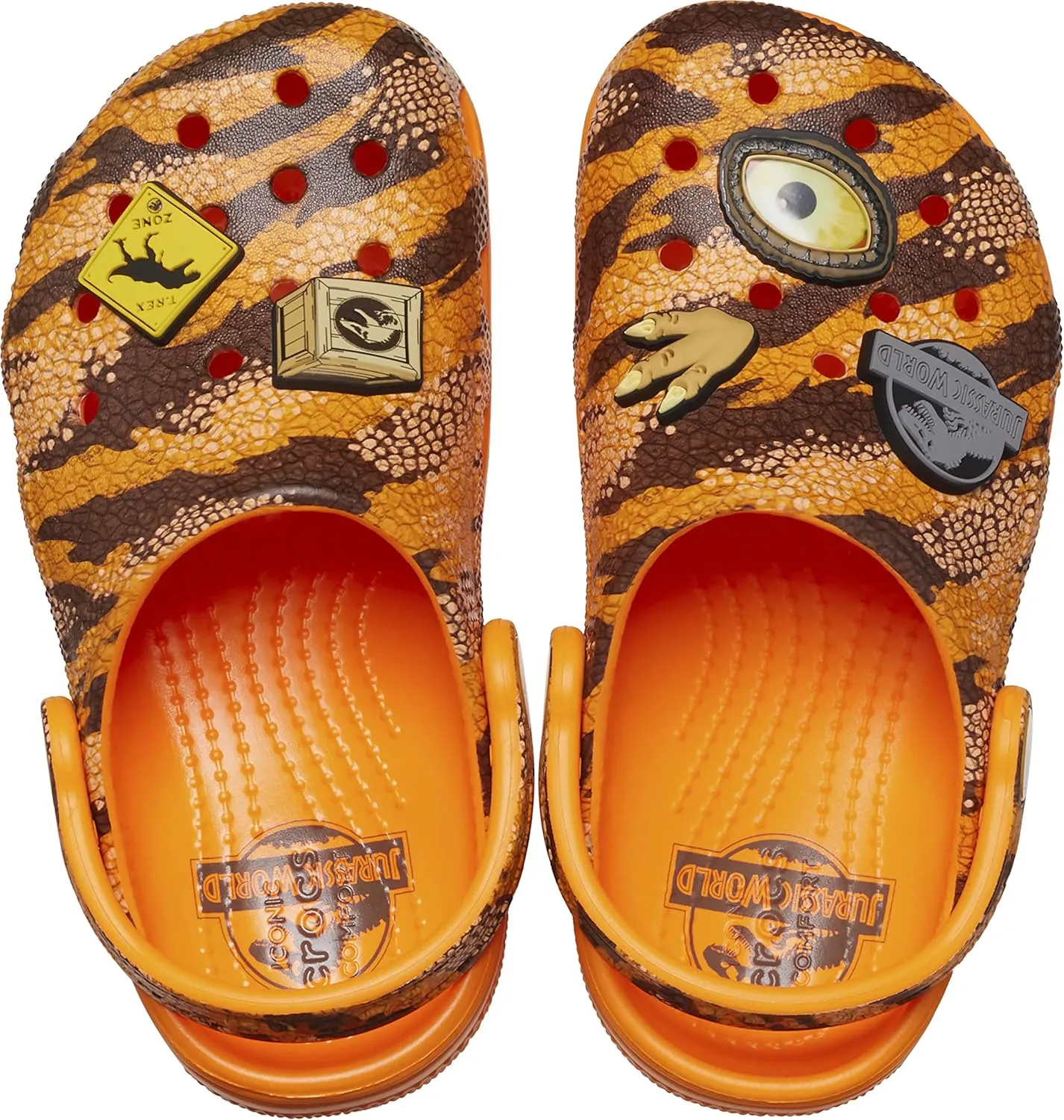 Crocs Unisex-Child Jurassic World Classic Clogs, Dinosaur Kid and Toddler Slippers