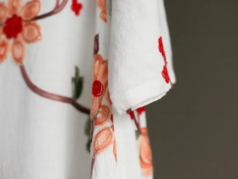 Floral Beauty Embroidered Maxi Dress