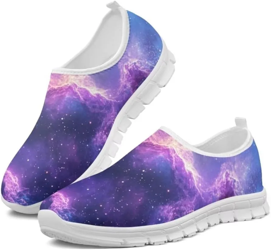 Jeiento Women's Go Walk Sneaker Casual Shoes Adult Outdoor Slip-On Loafers Time Off Sneaker Breathable Soft Shoes Dressy Shoes