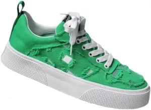 Men‘s White Breathable Mesh Sneakers - Thick Sole Athletic Shoes with Lace-Up Design for Daily & Active Wear