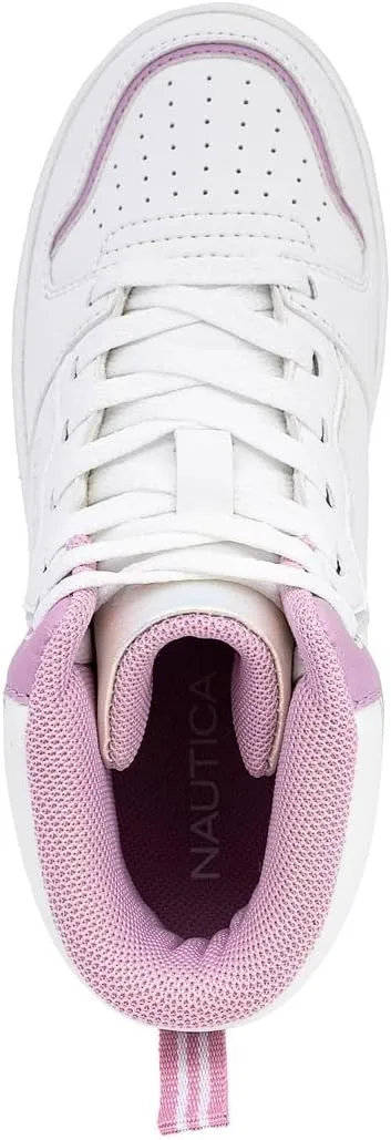 Nautica Kids Sneaker: Lace-Up Fashion Shoe with Boot-Like High Top Design for Boys and Girls (Big Kid/Little Kid Sizes) - Horizon
